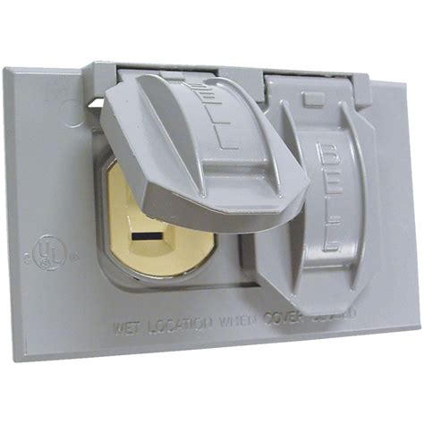 electrical box cover for 6-20 and 120v receptacle|electrical outlet box kit.